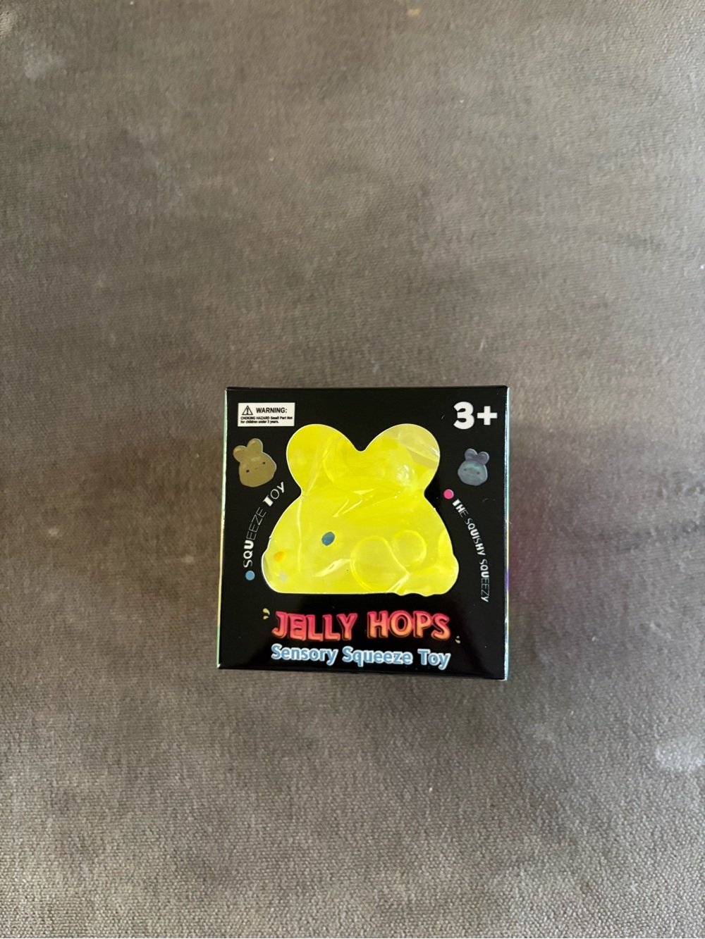 Jelly Hops Yellow Sensory Squeeze Toy by Jelly Hops